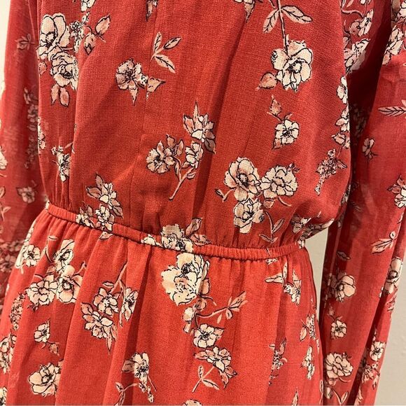 Maurice’s Floral Print long sleeve Dress size extra smalll - Picture 3 of 14